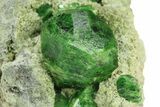 Lustrous, Rich-Green Demantoid Garnets - Iran #280741-1